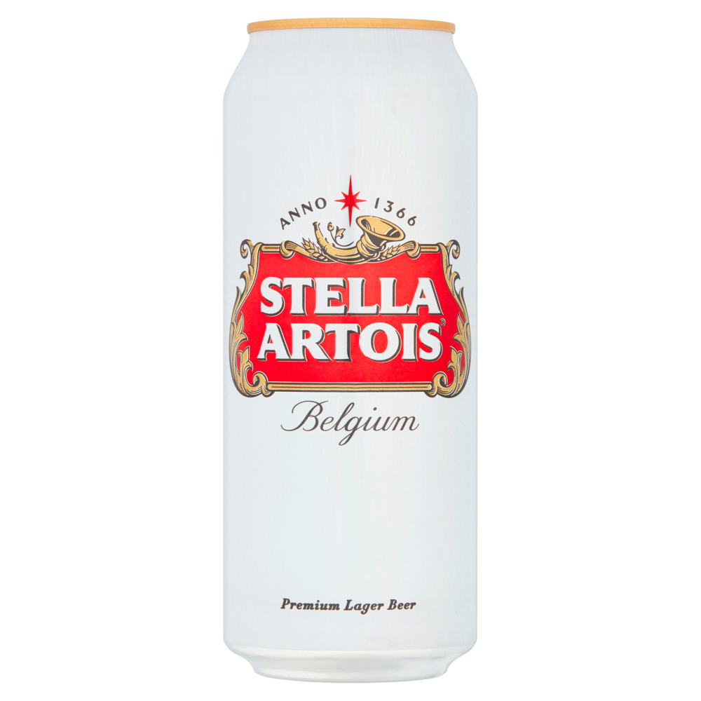 Stella Artois Premium Lager 24x 500ml Cans
