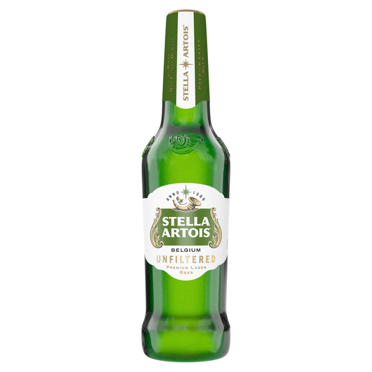 Stella Artois Premium Unfiltered Lager 24x 330ml