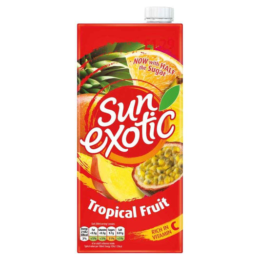 Sun Exotic Tropical Fruit Juice Drink 12x 1Ltr