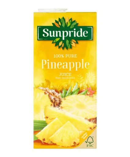 Sunpride Pineapple 12 x 1lt Cartons