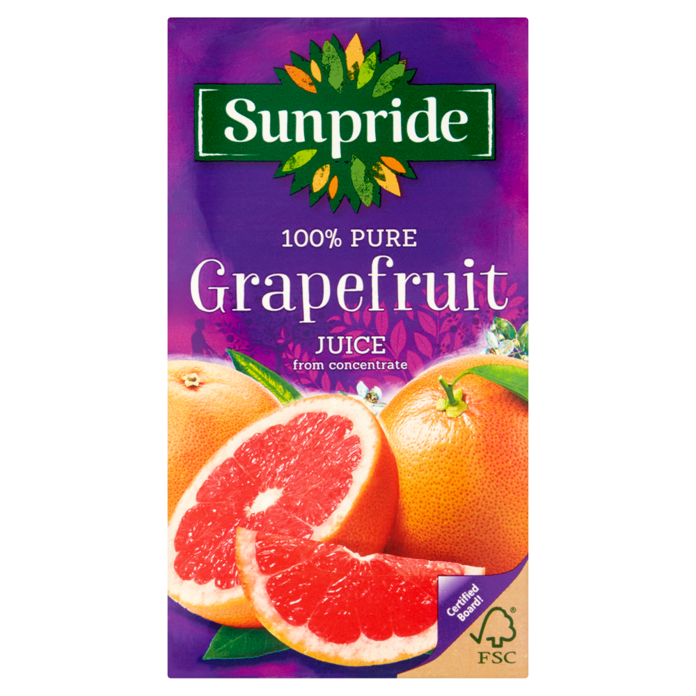 Sunpride Grapefruit Juice 12x 1Ltr