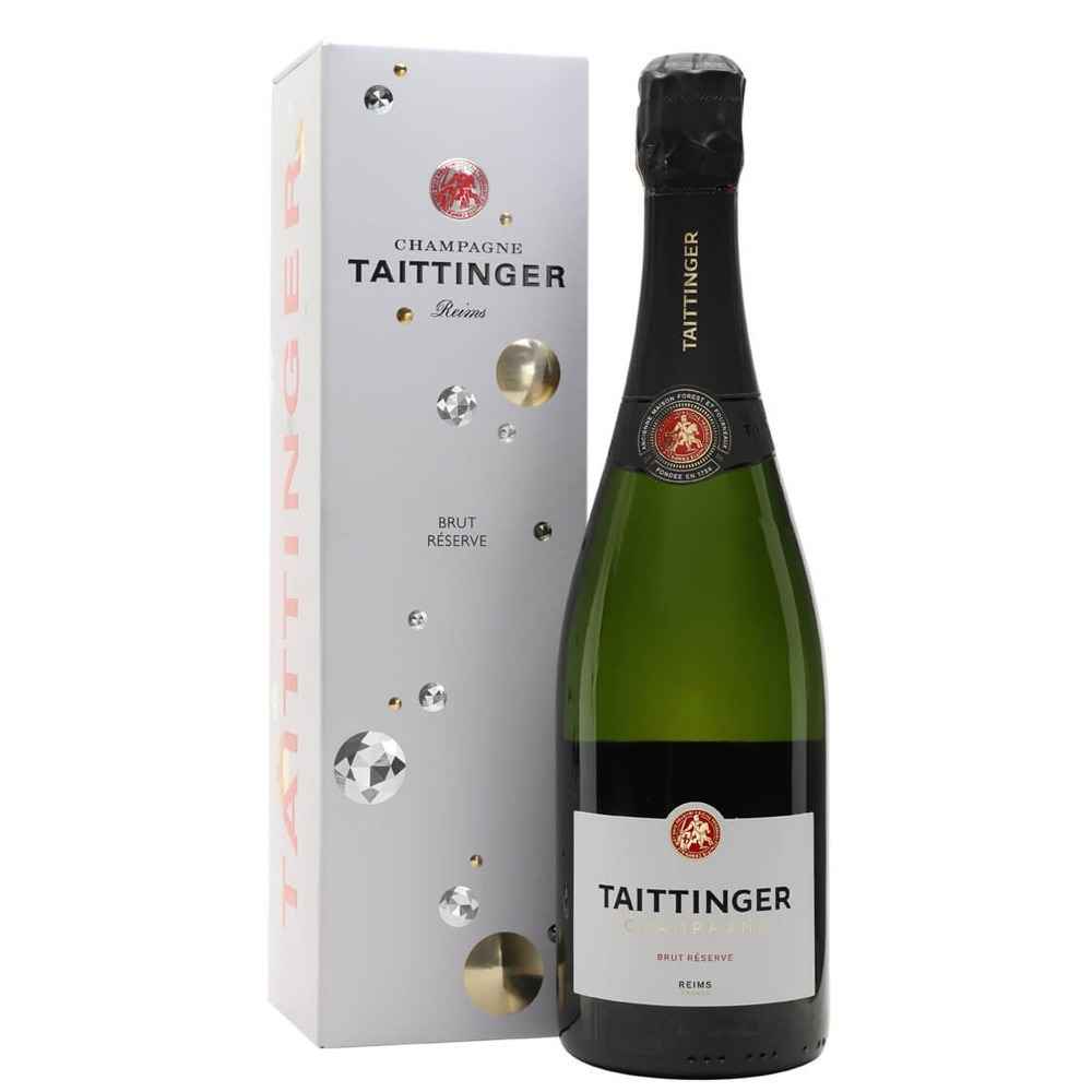 Taittinger Reserve Brut Champagne 75cl Gift Box