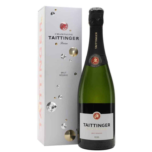 Taittinger Reserve Brut Champagne 75cl Gift Box