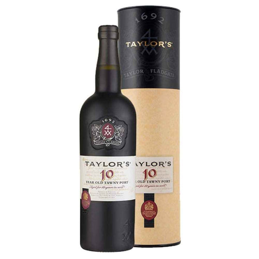 Taylors 10 Year Tawny Port 75cl Gift Tube