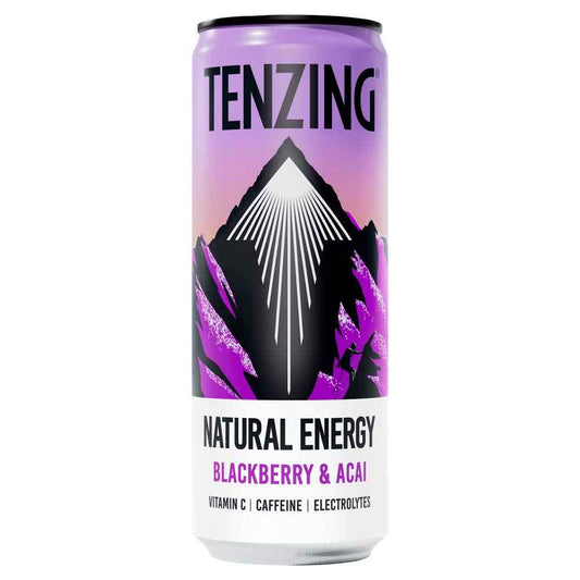 Tenzing Blackberry & Acai Energy Drink 12x 330ml