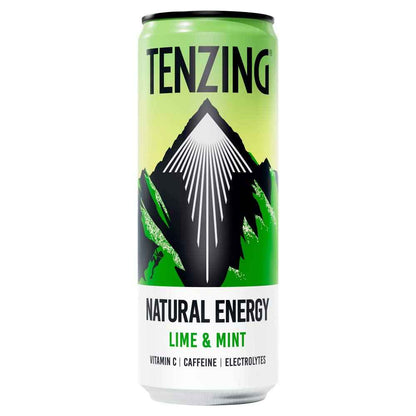 Tenzing Lime & Mint Energy Drink 12x 330ml