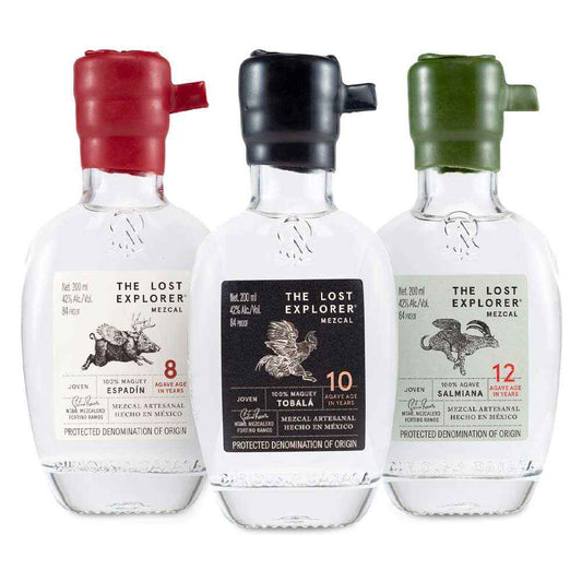 The Lost Explorer Mezcal 3x 20cl Trilogy Set