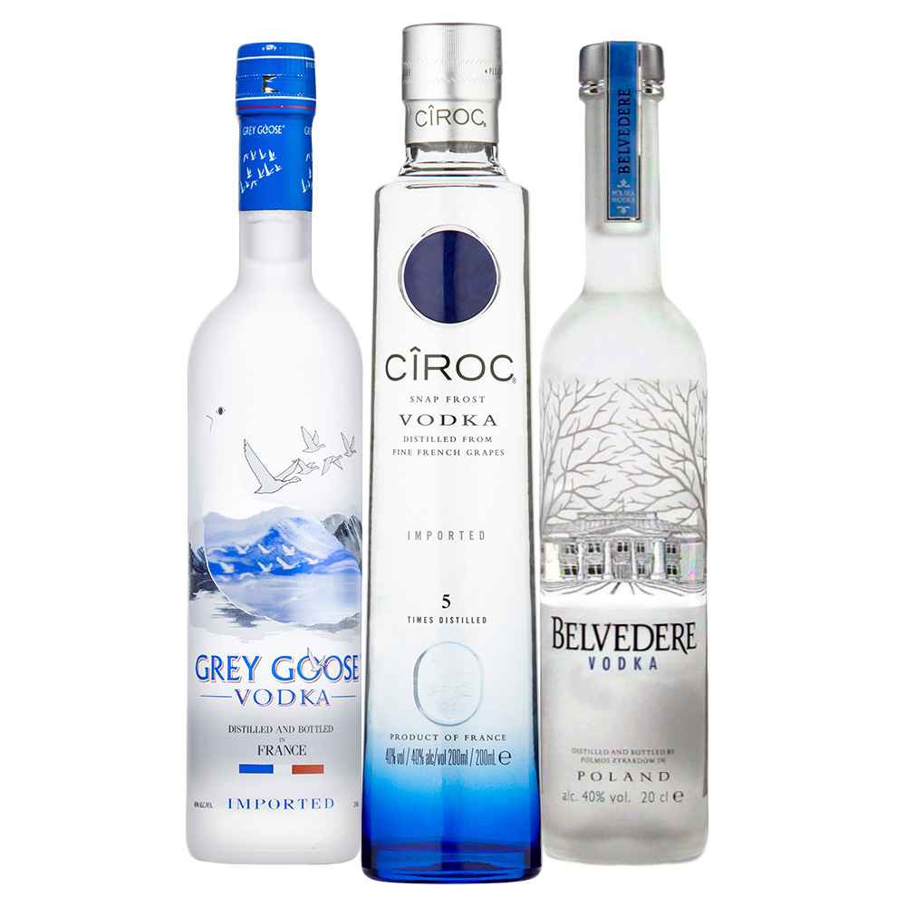 The Ultimate Vodka Tasting Set 3x20cl