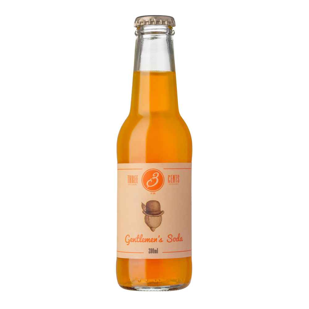 Three Cents Mandarin & Bergamot Soda 24x 200ml