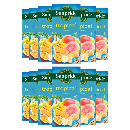 Sunpride Tropical 12 x 1lt Cartons