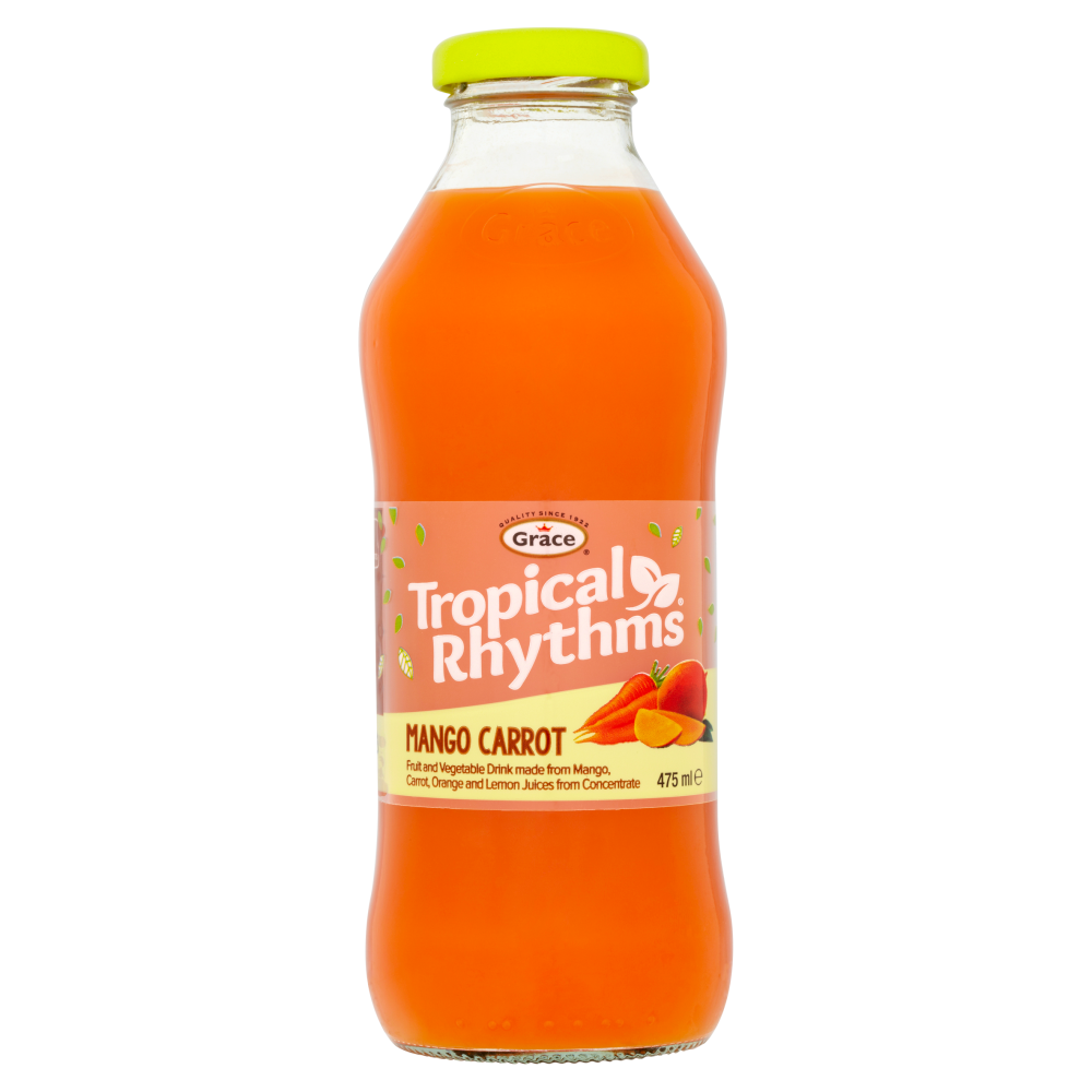 Tropical Rhythms Mango & Carrot 12x 475ml
