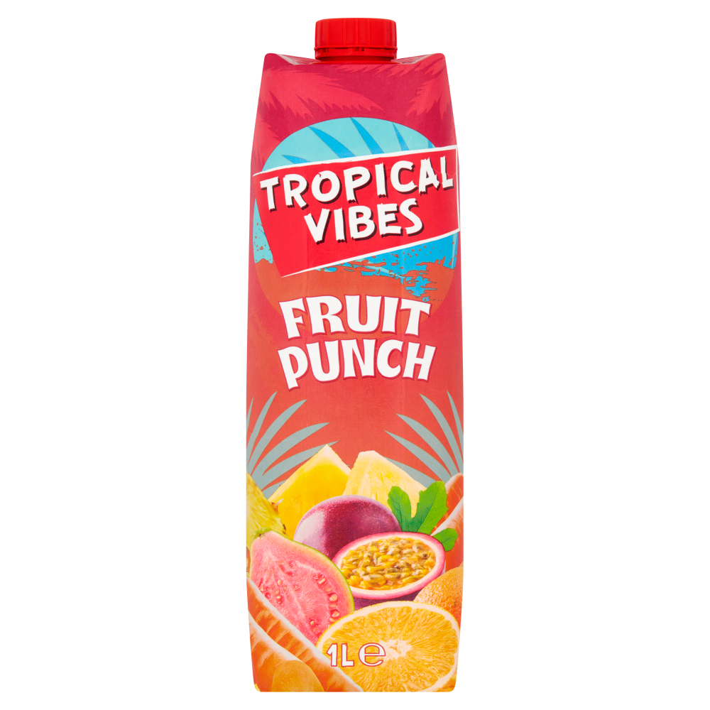 Tropical Vibes Fruit Punch 6x 1Ltr