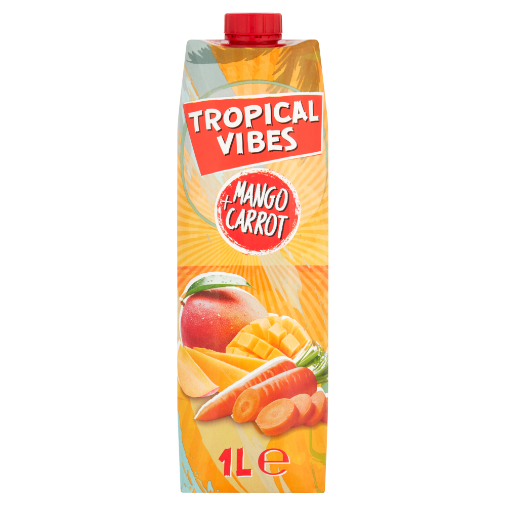 Tropical Vibes Mango & Carrot 6x 1Ltr
