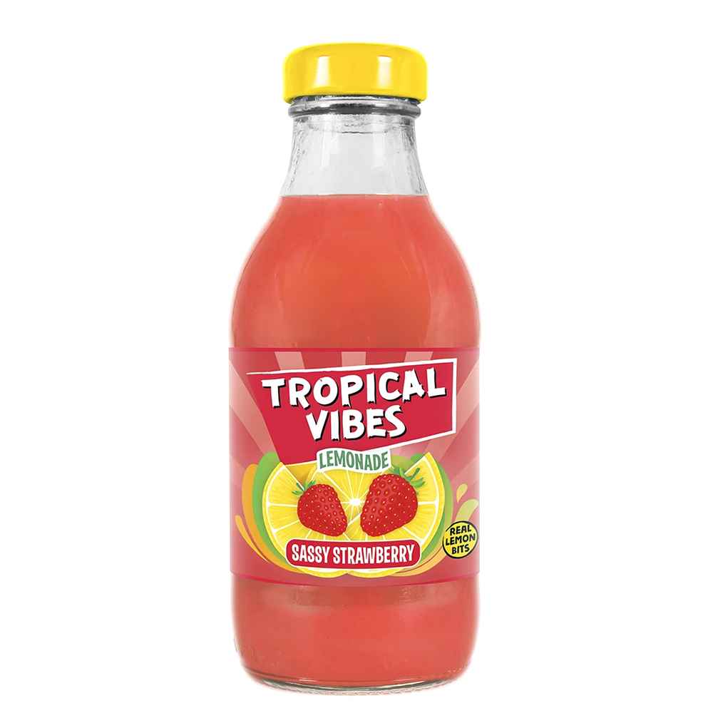 Tropical Vibes Sassy Strawberry Lemonade 15x 300ml