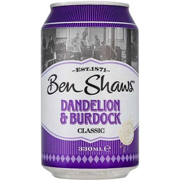 Ben Shaws Dandeline & Burdock Cans 24 x 330ml