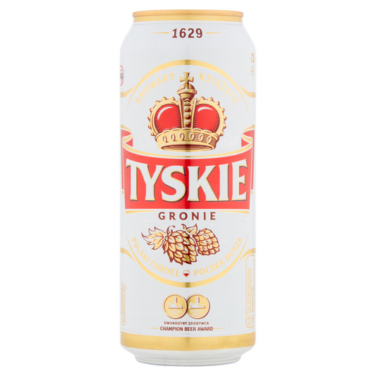 Tyskie Premium Lager 24x 500ml Cans