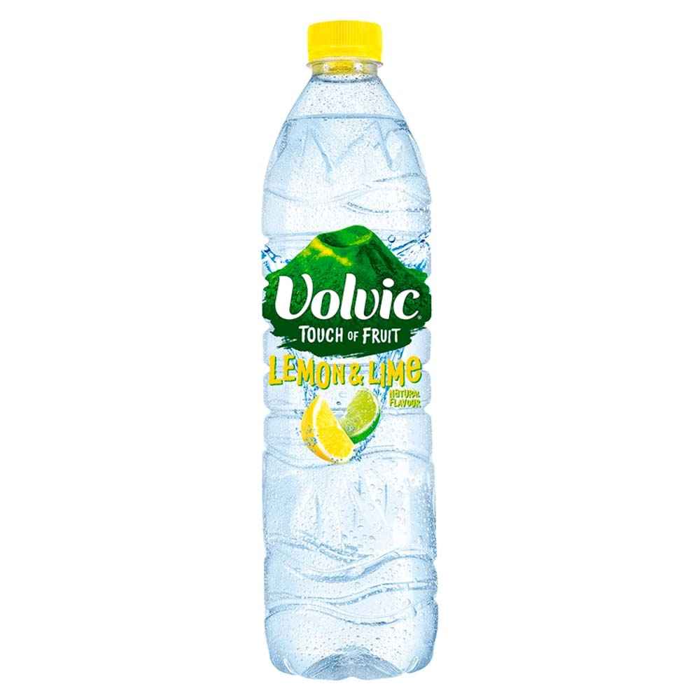 Volvic Touch Of Fruits Lemon & Lime Low Sugar Still Water 6x 1.5Ltr
