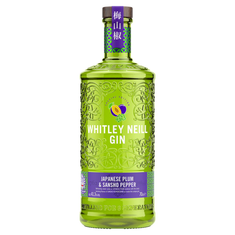 Whitley Neill Japanese Plum & Sansho Pepper Gin 70cl