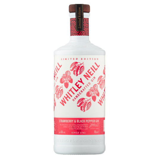 Whitley Neill Strawberry & Black Pepper Gin 70cl