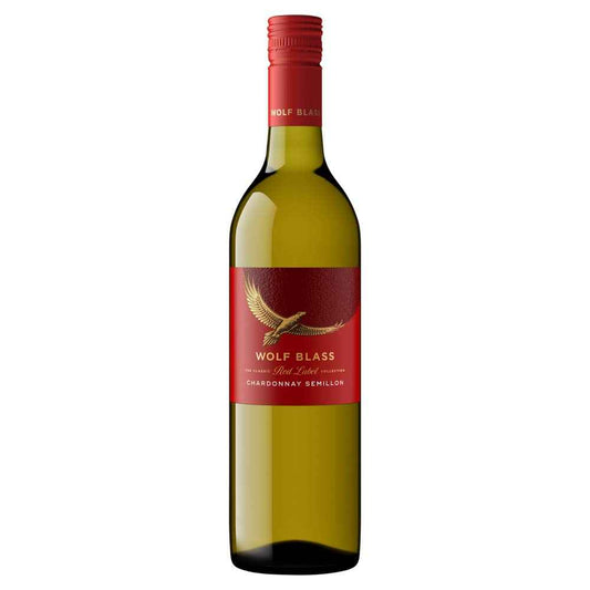 Wolf Blass Red Label Chardonnay Semillon White Wine 75cl