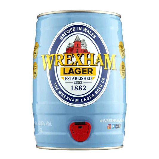 Wrexham Lager 5Ltr Mini Keg
