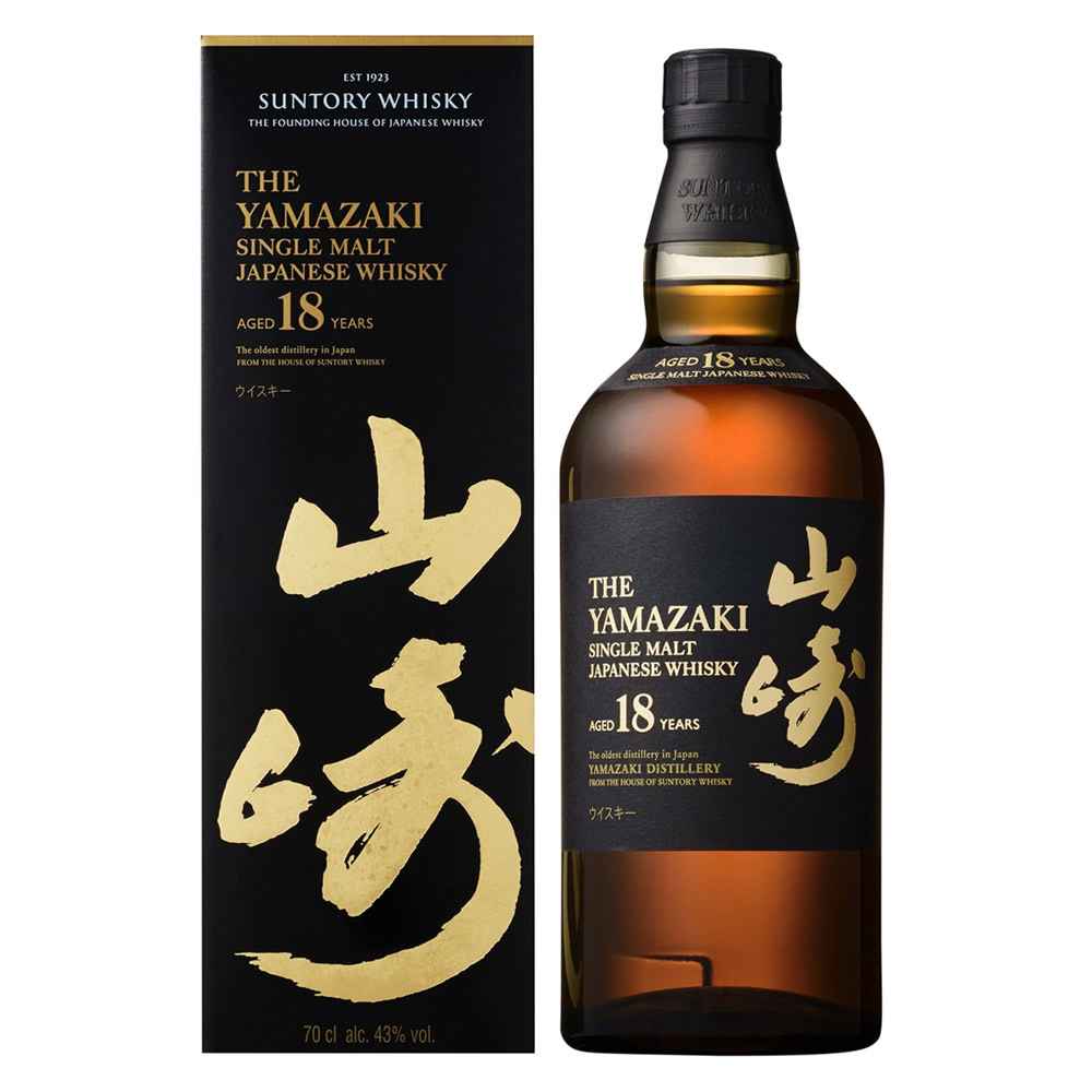 Yamazaki 18 Year Japanese Whisky 70cl